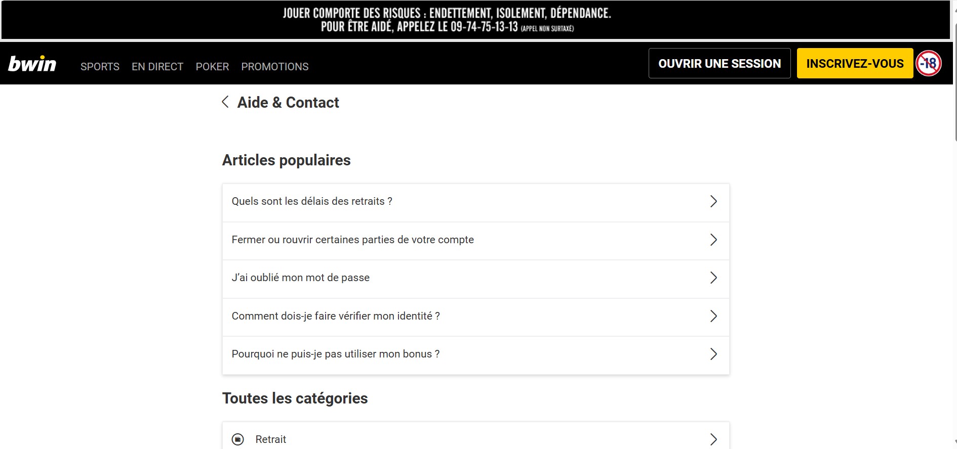 Contact Bwin