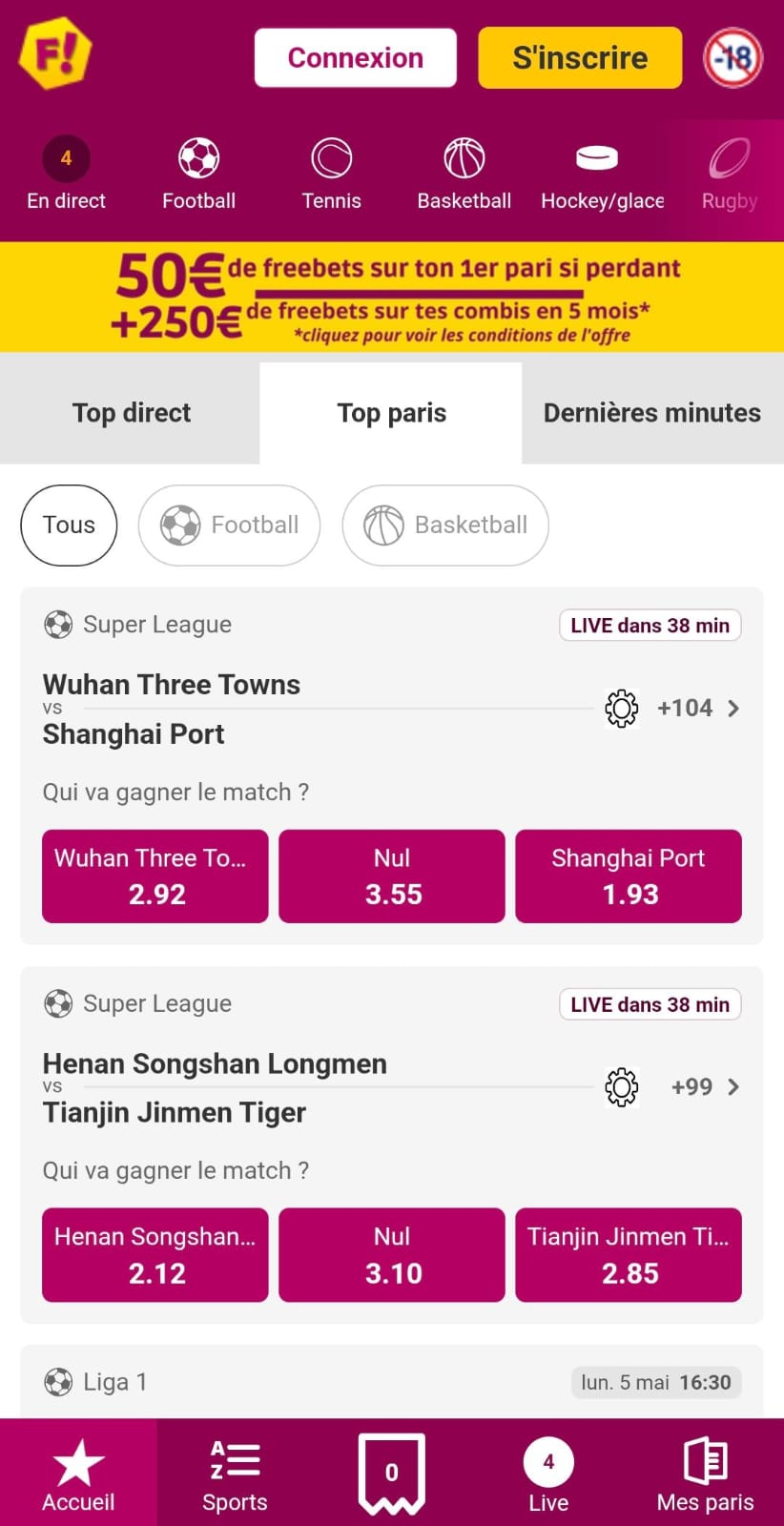 Feelingbet Homepage