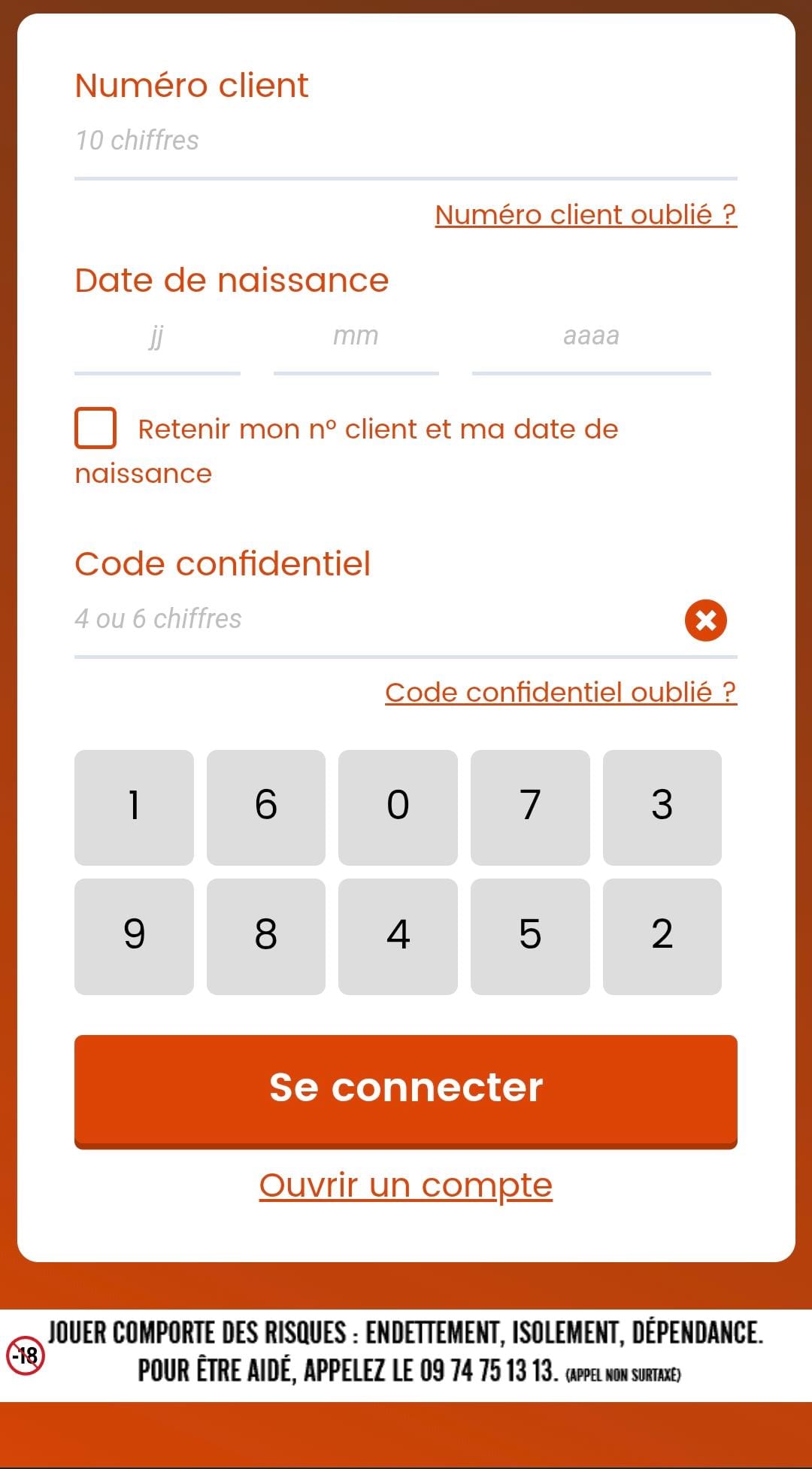 Inscription PMU