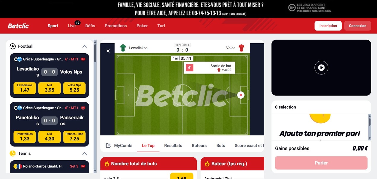 Live Betclic