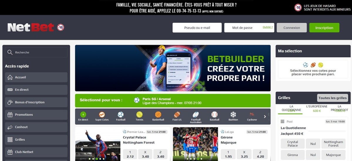 Netbet Homepage
