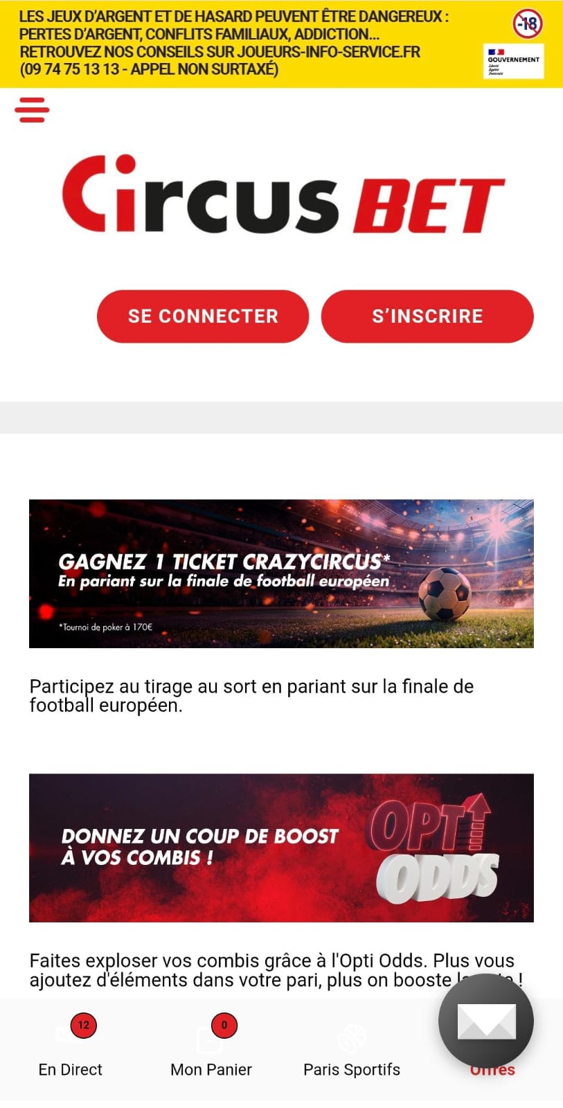 Promotions Circusbet
