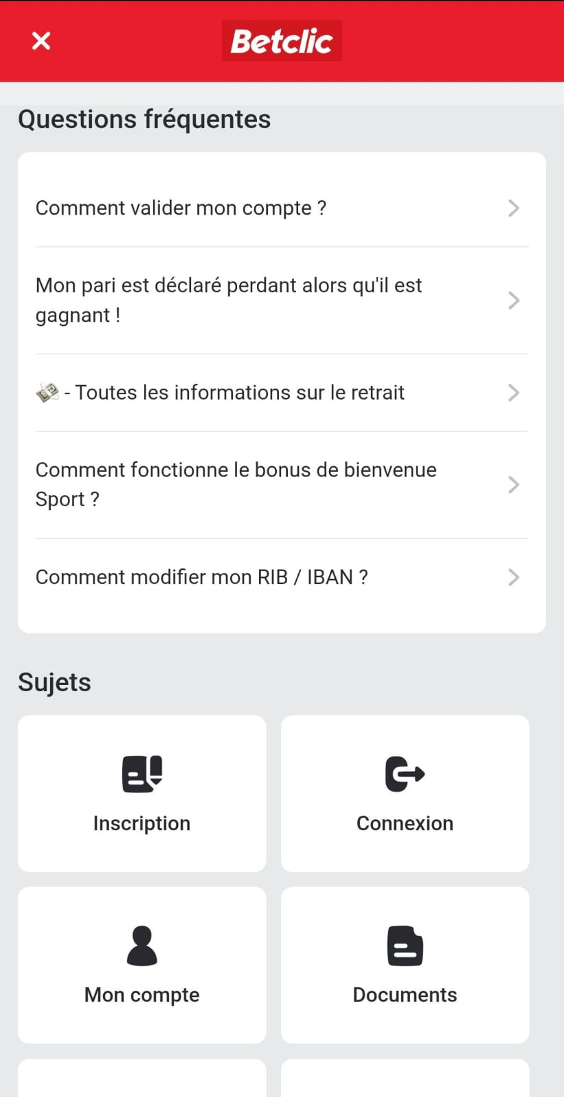 Support Betclic