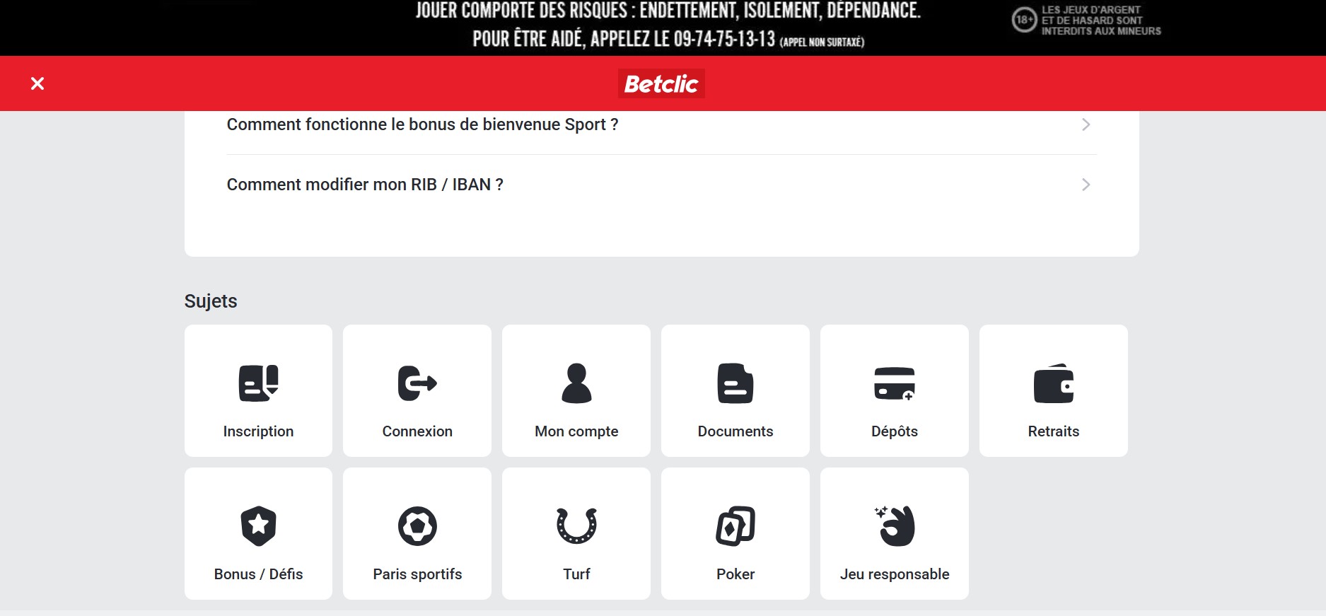 Support Betclic