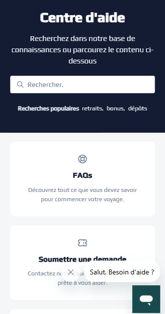 Centre d'aide Netbet fr