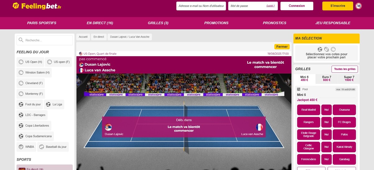 Feelingbet Live Betting France