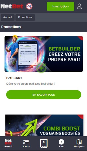 Netbet Promotions Fr
