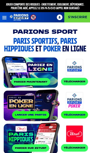 Parions Sport Homepage Fr