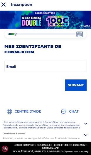 Paris Sport Inscription Fr