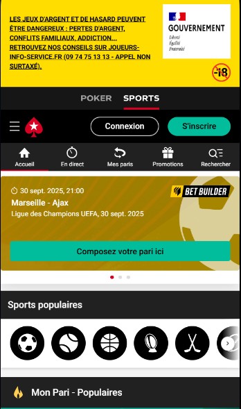Pokerstars France Page Principale Sport