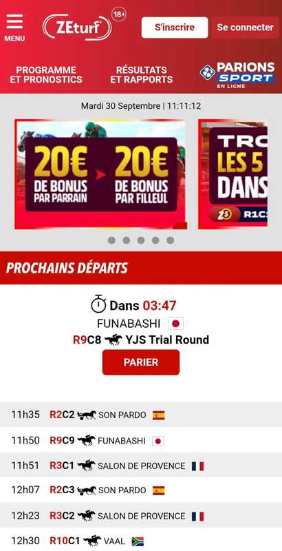 Zeturf France Page Principale