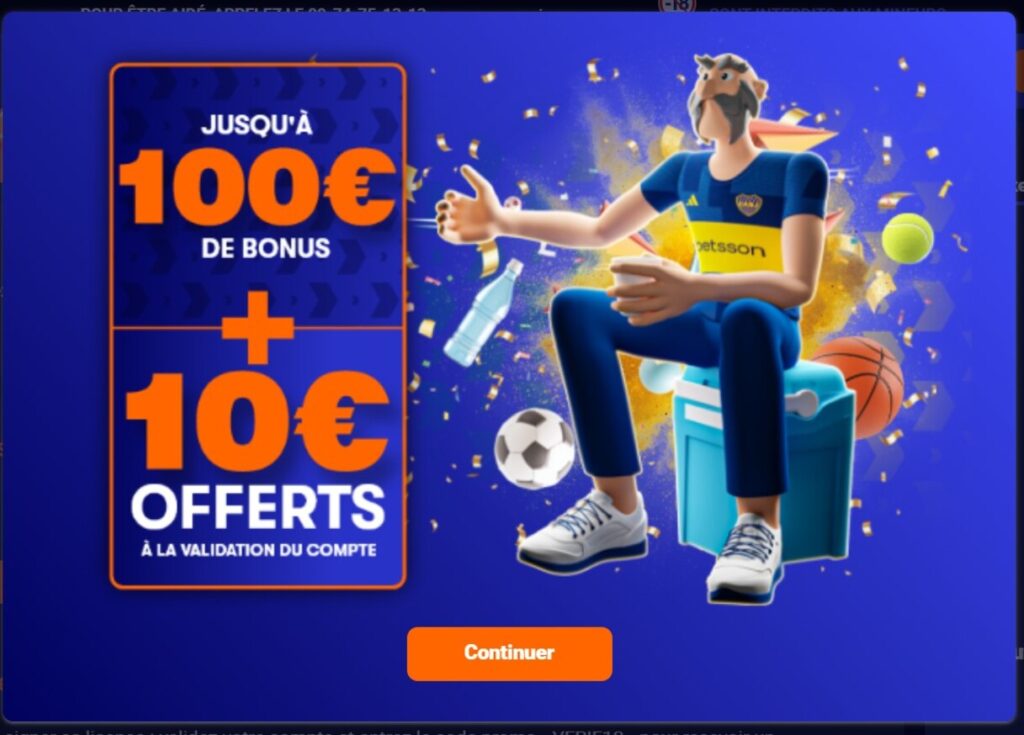 Bonus Betsson France