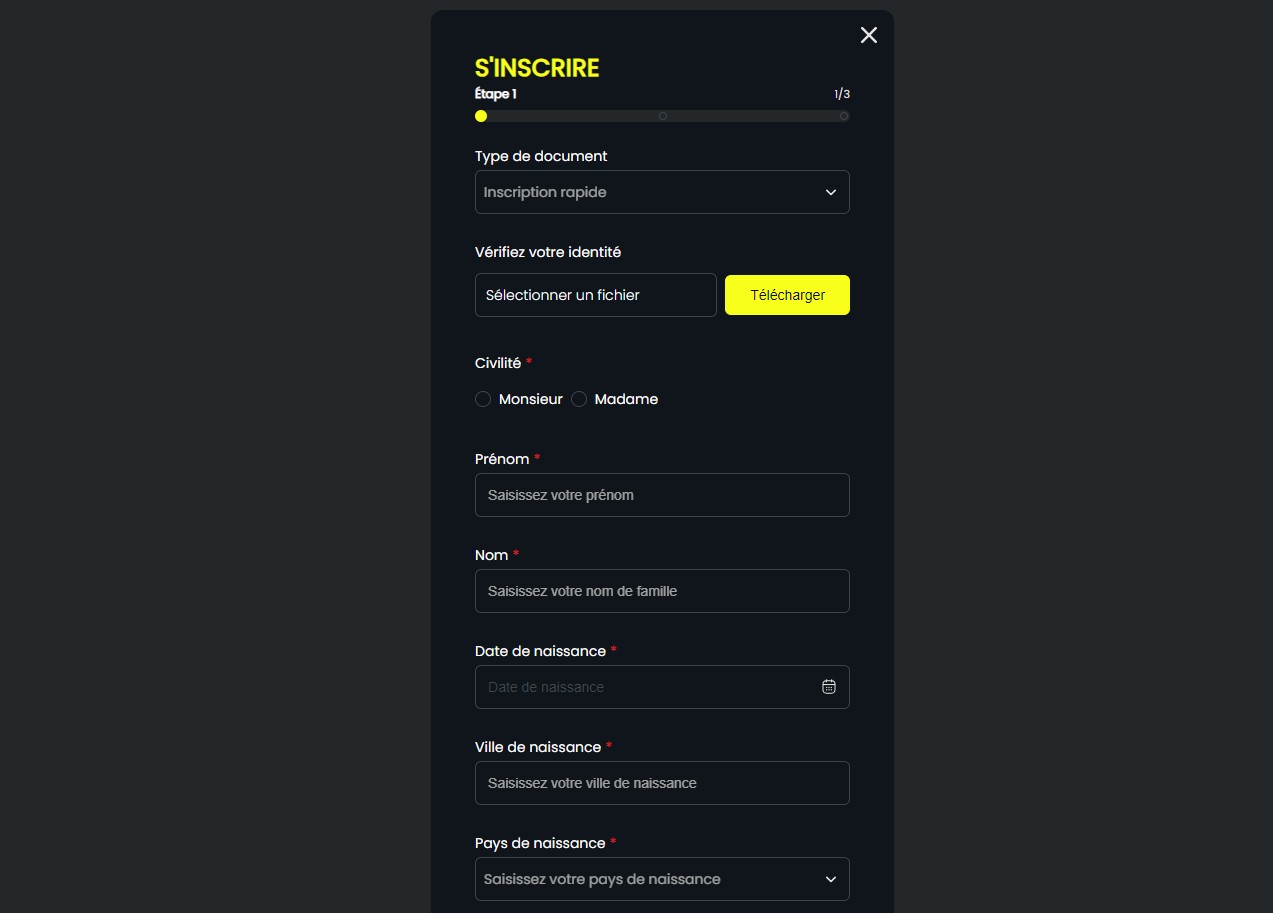 DAZNBet Sports France Registration