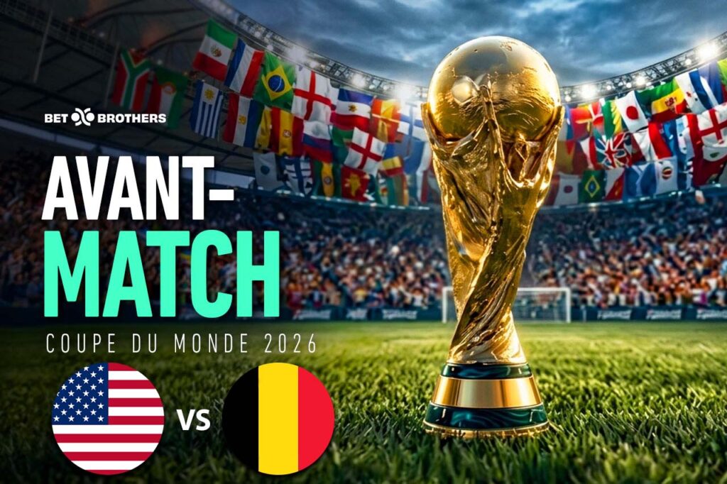 Huitième de finale entre les États-Unis et la Belgique.