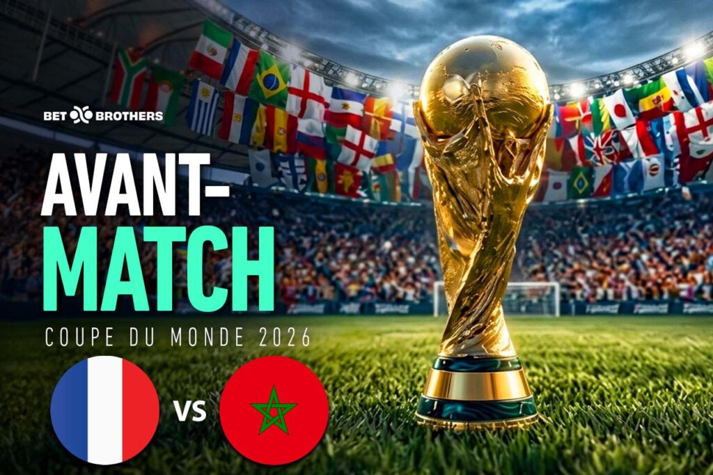Quart de finale entre la France et le Maroc.