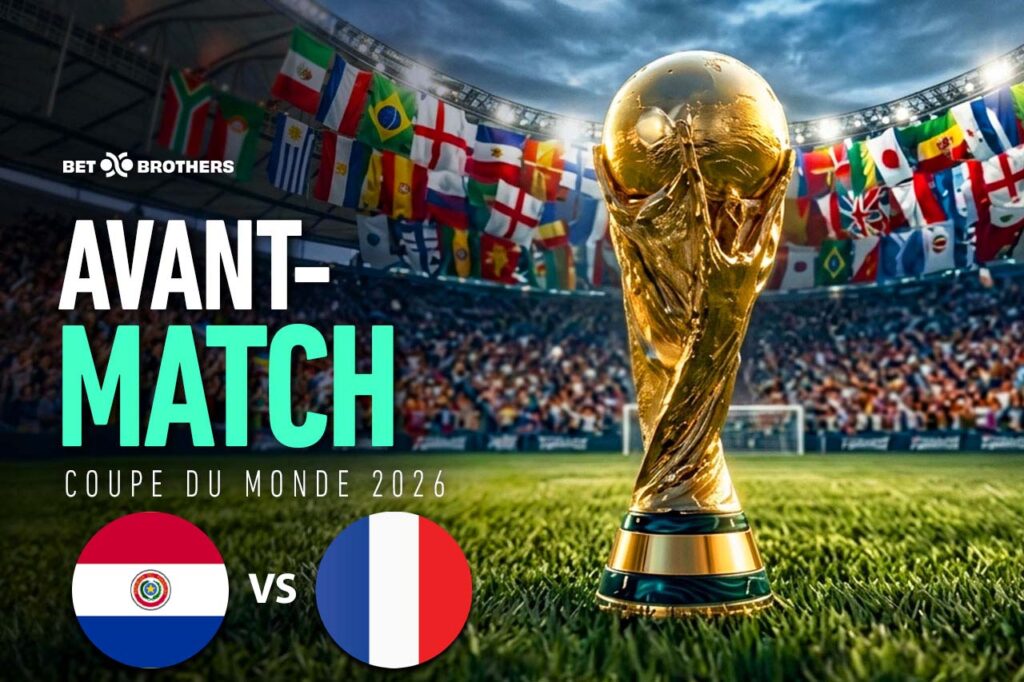 Duel des huitiemes-de-finale entre le Paraguay et la France.